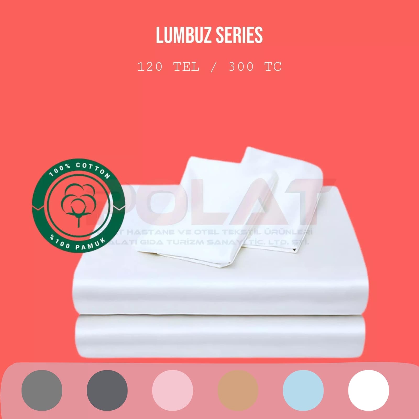 Pillow Cases – High-Quality 100% Cotton Satin, 300 TC